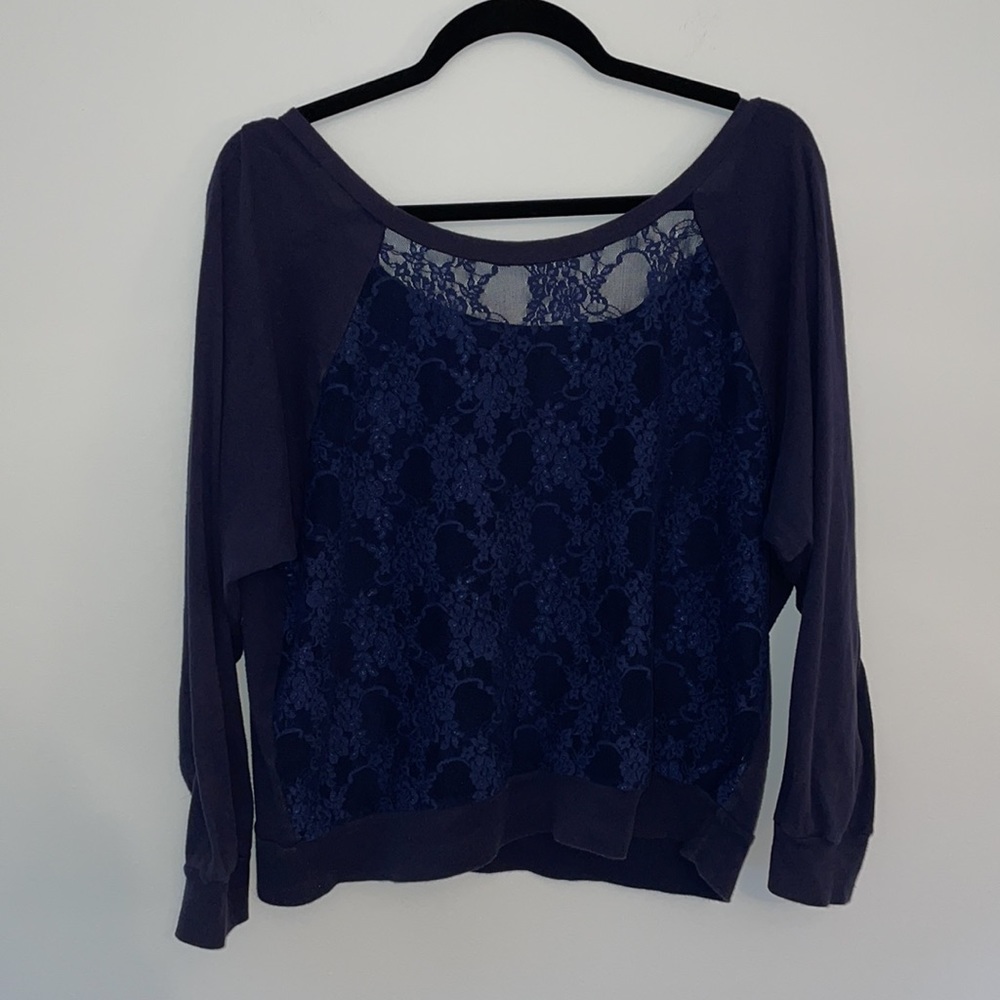 American apparel sheer top